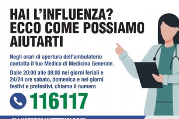 Punto d'accesso ospedaliero per chi è affetto da stati influenzali.