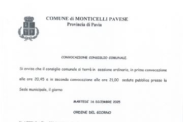 Convocazione consiglio comunale